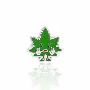 Cartoon Leaf Charm 925 sterling silver